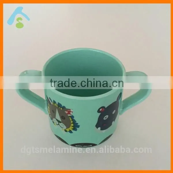 Cute Good Size Melamine Mug With Double Handles for Kids photo-5