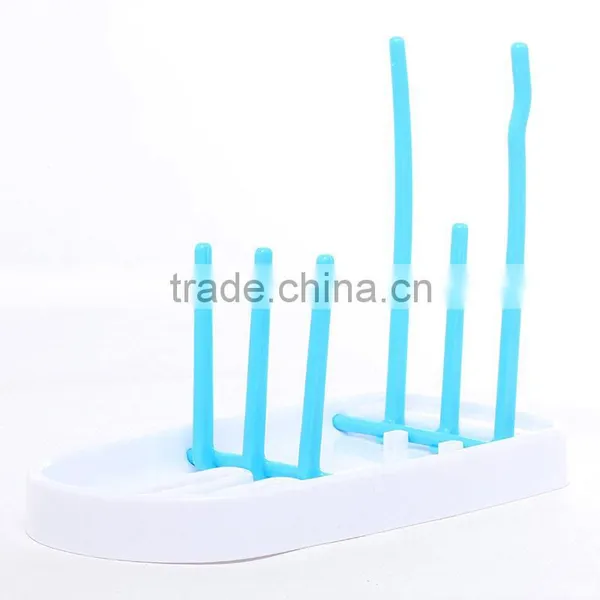 Custom BPA Free Colorful Plastic Drying Rack for Baby Water Bottle photo-2