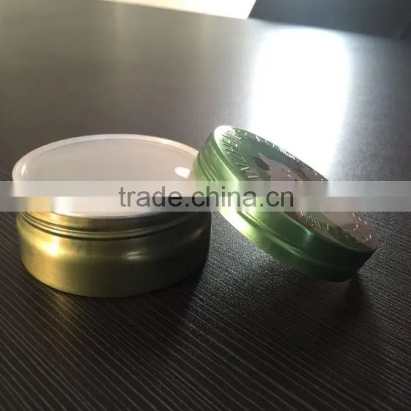 Colorful Cosmetic Aluminum Jar With Plastic Inner photo-4