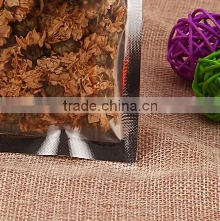 Transparent Aluminium Foil Tea Bag With Zipper Top for Wholesale photo-2