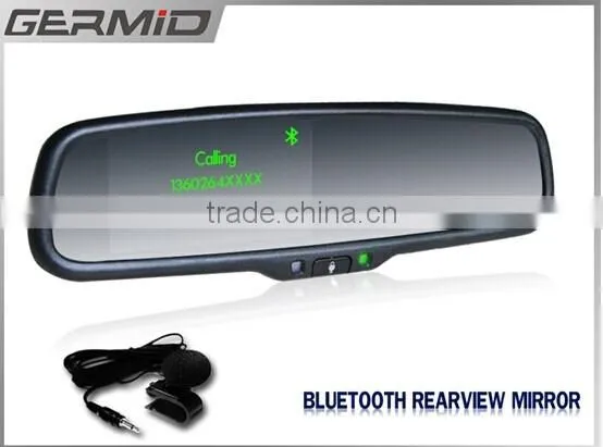 4.3" Bluetooth Handsfree Car Kit With Reverse Display Rearview Mirror photo-2