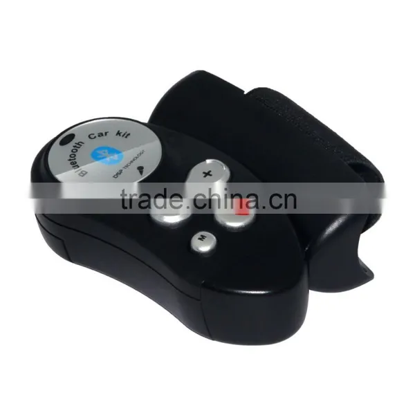 Rechargeable Car Steering Wheel Bluetooth Hands Free Speaker Kit FM12 photo-4