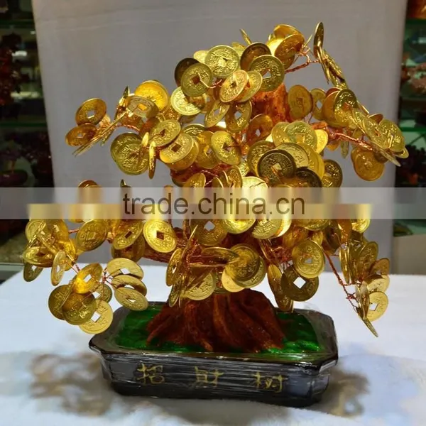 New Fashion Golden Tree Full of Traditional Chinese Coin Tree photo-2