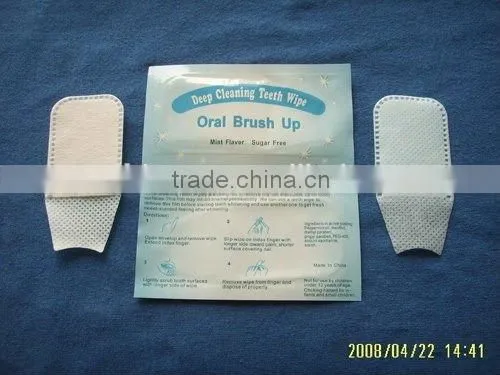 Mint Flavor Teeth Wipe,oral Brushup,sugar Free Wipes photo-4
