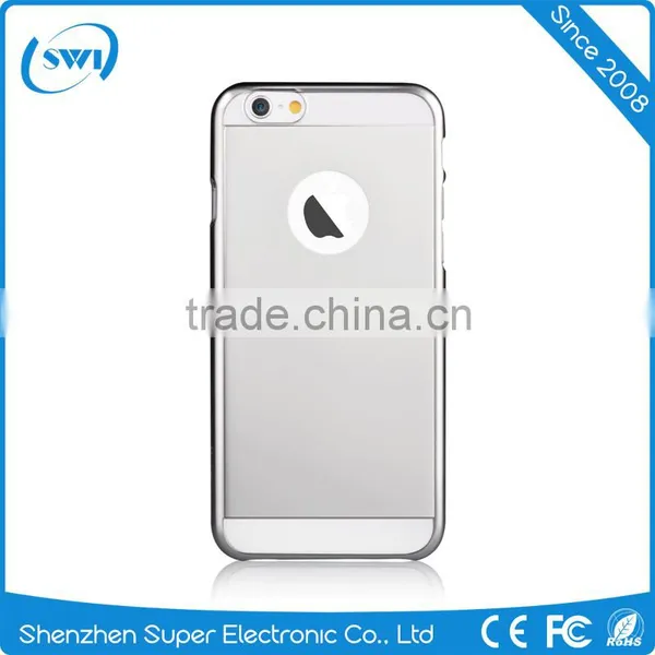 Free Sample Mobile Phone Mirror Electroplating Back Cover Anti-scratch Hard PC Protective Case for IPhone 6/6s Plus photo-2