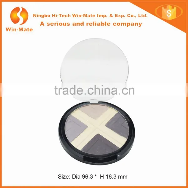 High Custom Color Makeup Blush Powder In Plastic Round Case