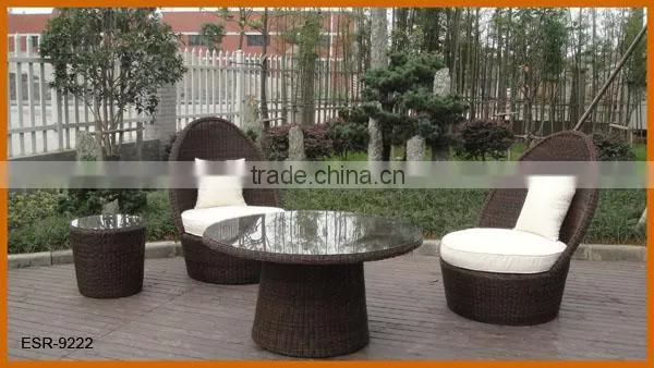 Amazing Single Sofa Set Garden Wicker Sofa Furniture Design photo-2