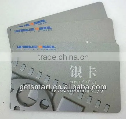 Gold Supplier Huaying Getsmart Free Sample Number Embossed Business Cards