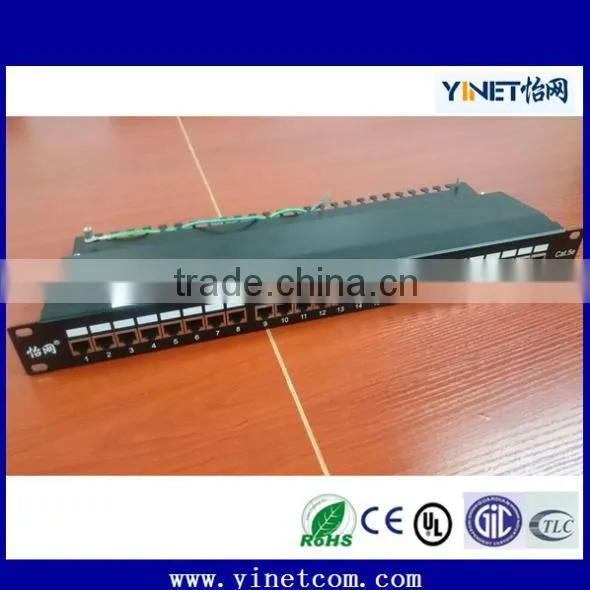 Premium Cat5e 24Port 19 Inch 1U Rj45 Thicker Type Patch Panel photo-6