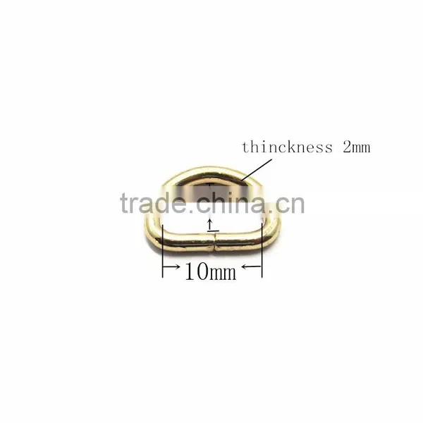 New Design Small Metal D- Ring For Handbags photo-2