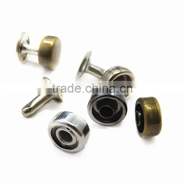 Custom Fashion Metal Flat Head Rivets And Studs For Leather Bag photo-5