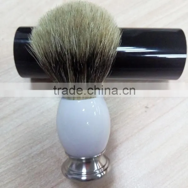 Wholesale Shaving Brushes Cheap Badger Hair Shaving Brushes in Cylinder Box photo-2