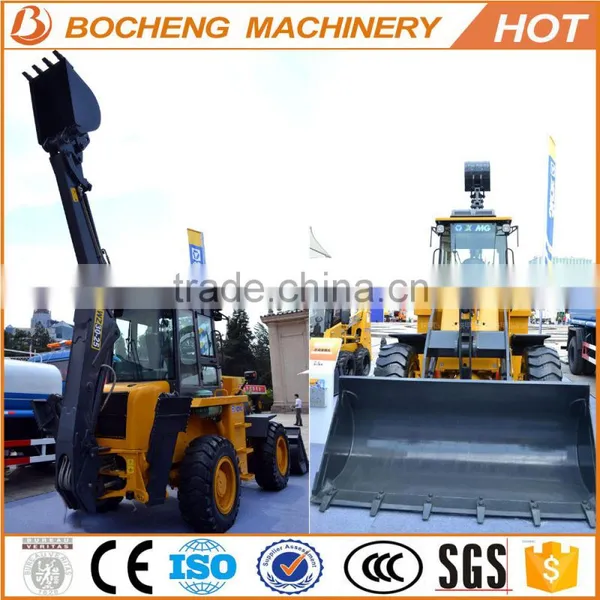 CE & EPA Certificated With Attachments 2016 Hot Sale WZ30-25 65KW 1.0CBM 950kg Side Shtractor Backhoe Loader With Price for Sale photo-4