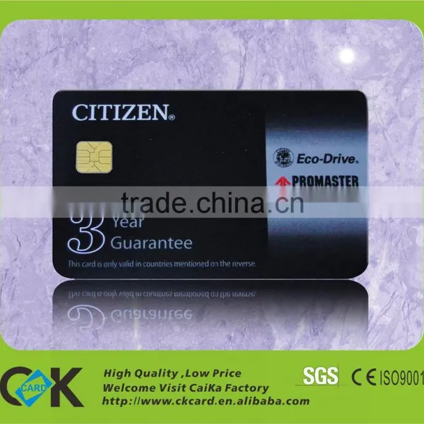 Sample Free! Delicate Smart Pvc Chip Card With Low Price