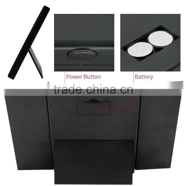 Travel Mirror, Tri-Fold Lighted Led Mirror / Lighted Travel Mirror photo-5