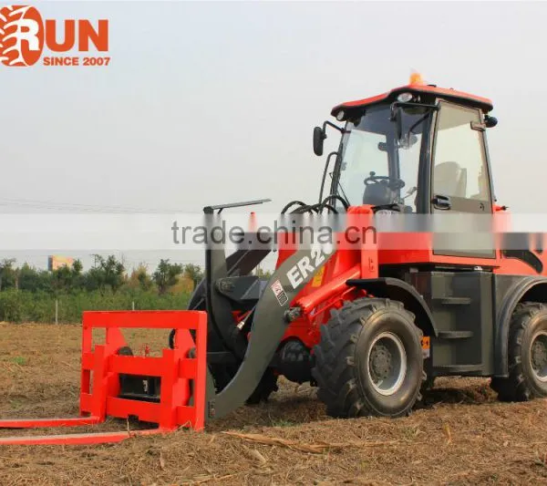 Everun ER20 Farm Front End Mini Wheel Loader With High-Quality Cooling System photo-3