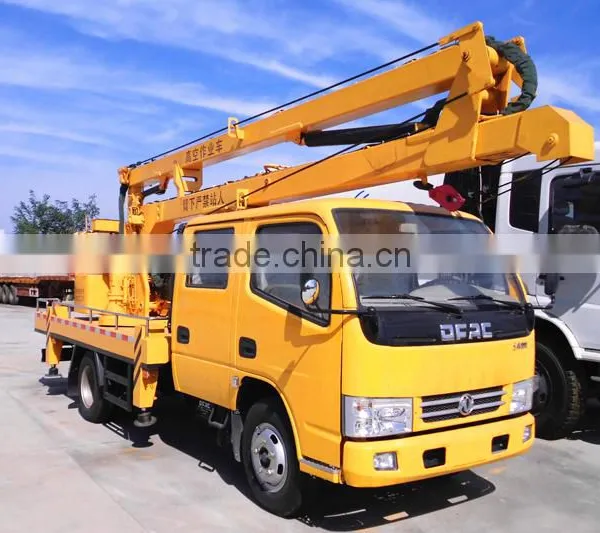 4x2 Dongfeng Double Cab Overhead Working Truck photo-2