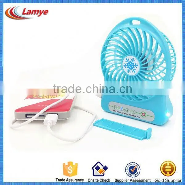 High Quality Business Gift Electric Hand Rechargeable Air Cooler Fan photo-3
