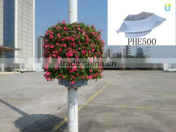 PHE500 Lampposts Flowerpot, Plastic Flowerpot