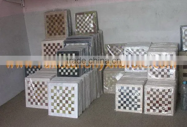 NEW DESIGN MARBLE CHESS BOARDS WITH FIGURES photo-2