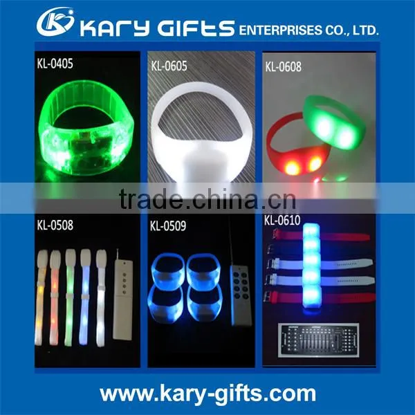 RGB Color Radio Controlled LED Bracelet Led Wristband photo-4