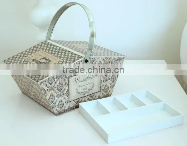 Chic Attractive Decorative Wooden Sewing Basket/Box photo-4