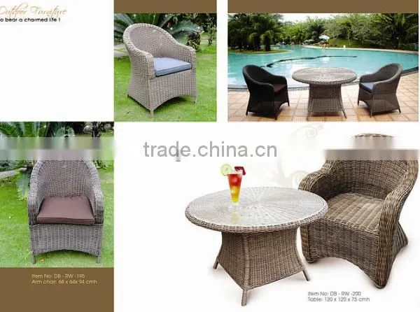 OUTDOOR RATTAN SOFA SET photo-2