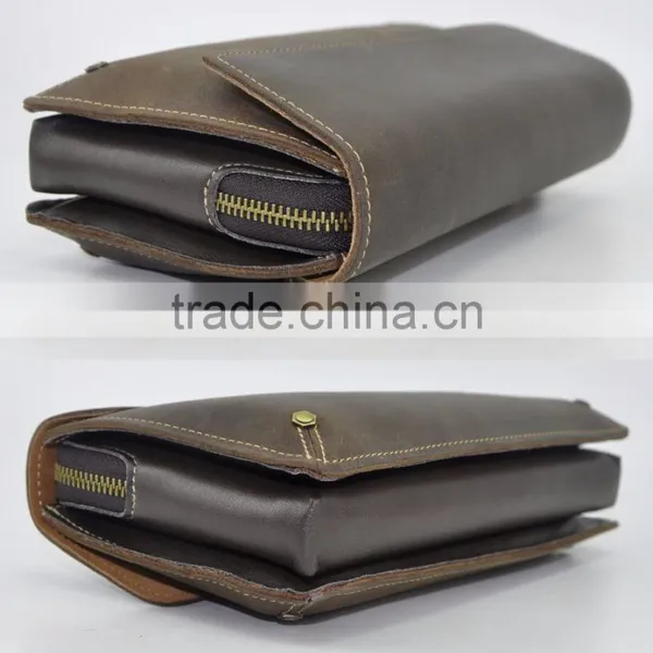 Men's Cluth Crazy Horse Genuine Leather Cluth photo-4