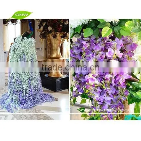 GNW FLV07 Artificial Plastic Wisteria Flower Vine Wedding Flower Garland photo-4