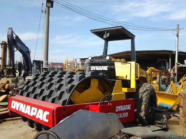 Использованные дорожные катки Dynapac CA30PD с барабаном уплотнителя овчиного нога photo-2