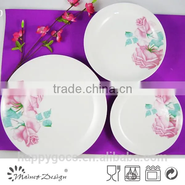 Ceramic White Porcelain Round High Quality Dinner Set photo-3