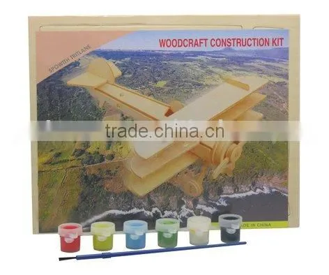 Wood Craft Construction Kit-aircraft