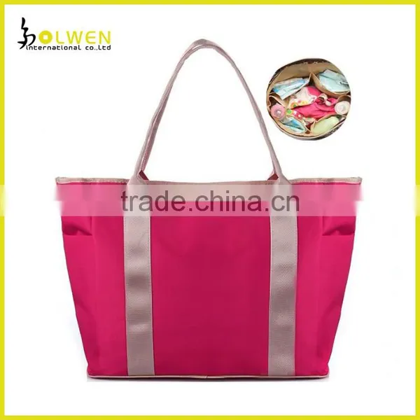 Larger Capacity Diaper Tote Bag Changing Pad Nappy Bag photo-3
