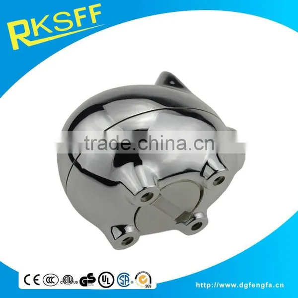 Factory Price Zinc Alloy Silver Plated Lovely Pig Shape Saving Box as Children Gift photo-2