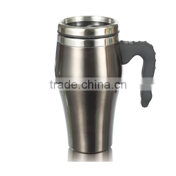 Custom Professional Stainless Steel Coffee Travel Mug With Handle photo-3