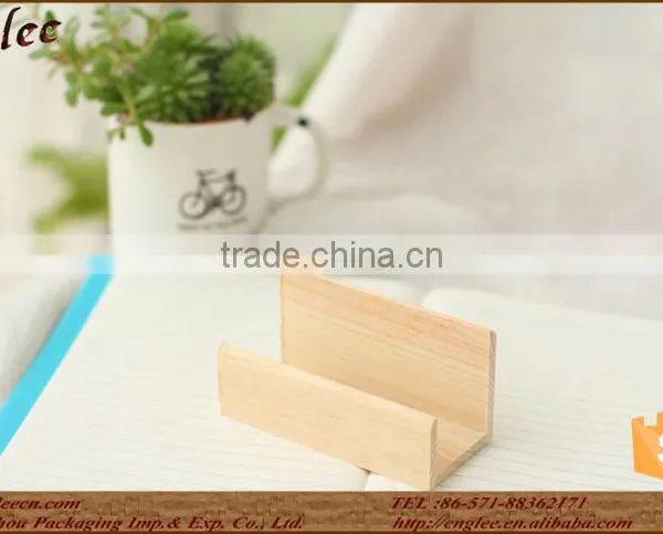 Handmade Simple Wood Business Card Holders photo-3