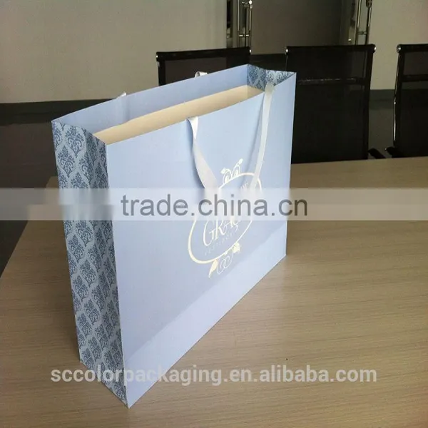 Custom Logo Printes Luxury Shopping Paper Bag Manufacturer With Handles photo-6