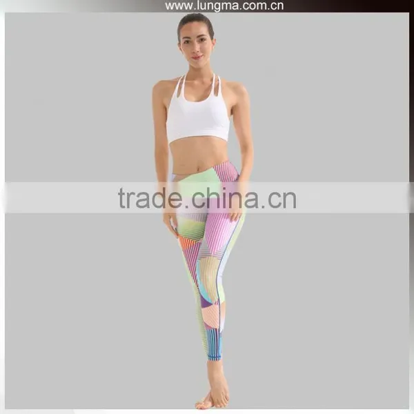 Custom Girls Crossfit 73% Polyester 27% Spandex High Support Yoga Sports Bra Custom photo-5