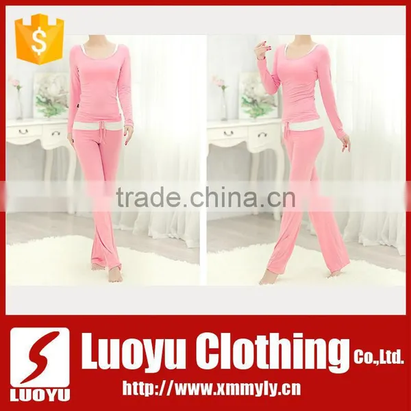 2017 Spring Long Sleeve Running Yoga Sports Gym Wear Suit photo-3
