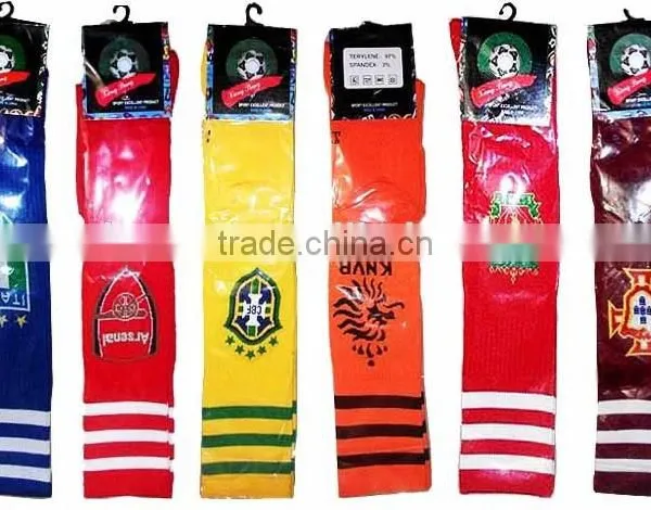 Striped Football Socks Soccer Socks photo-2