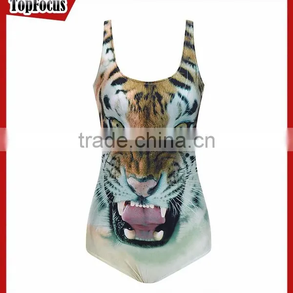 Latest Design Lace up Bodysuit Blank Swimwear photo-2