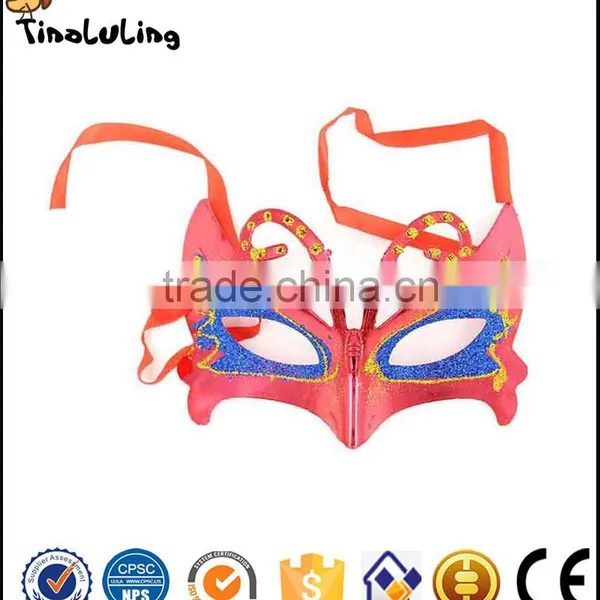 Colorful Masquerade Sexy Fox Eye Mask With Butterfly photo-6
