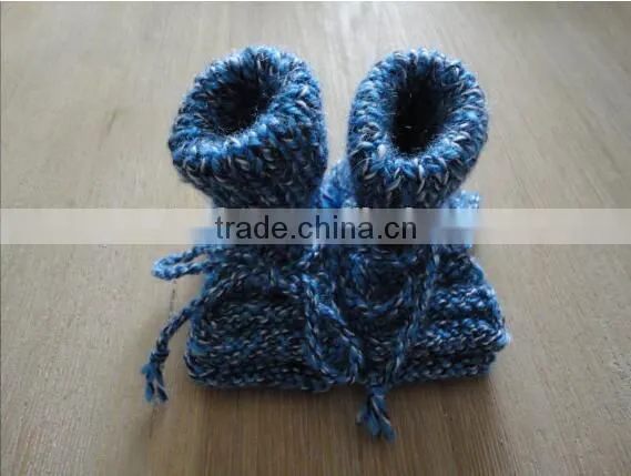 Cute Baby Shoes Crochet Woolen Warm Shoes Winter Infant Toddlers Indoor Knitted Shoes photo-2