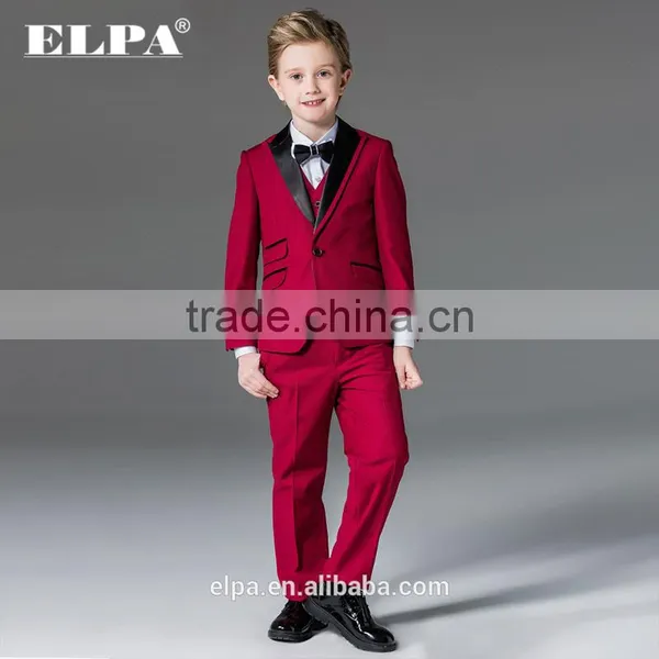 ELPA Formal Designer Slimming Wholesale Blue3 Piece Boys Tuxedo Suits photo-3