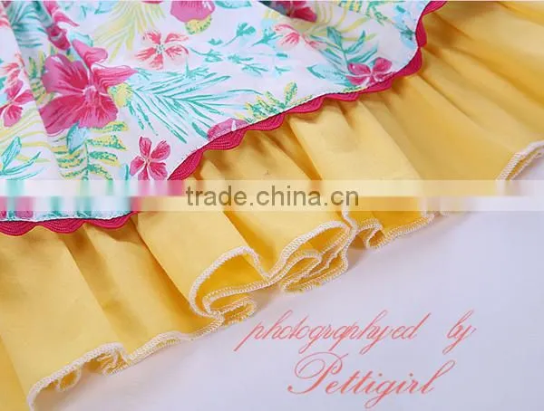 Easter Yellow Flower Girl Dresses Baby Clothes photo-5