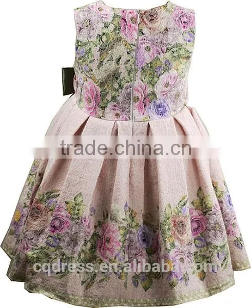 Bow Dream Flower Girl Wedding Fomal Party Princess Kids Dress photo-2