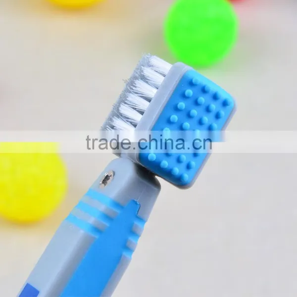 R1956H New Fashion 3 Heads Dog Tooth Brush photo-5