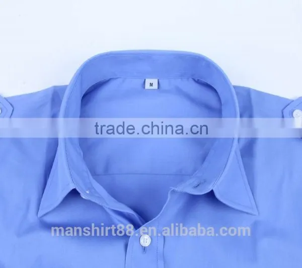 Plain Blue Customs Uniform Shirts photo-2