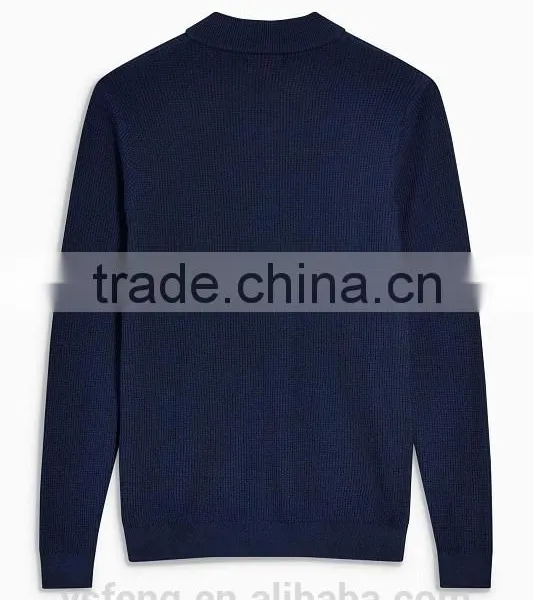 New Design Men's Knit Cardigan With Zipper Sweater photo-3