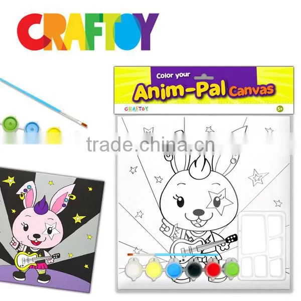 OEM Craft Toy Kit Canvas Board Animal Pal Rockey Bunny photo-3